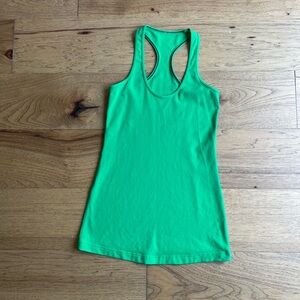 Lululemon Cool Racerback Tank Kelly Green Size 6 EUC